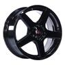 Alcasta M62 16x6.5 5x105 56.6 38 Black